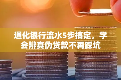 通化银行流水5步搞定，学会辨真伪贷款不再踩坑