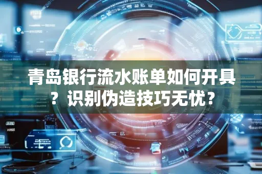 青岛银行流水账单如何开具？识别伪造技巧无忧？