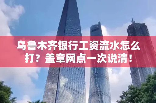 乌鲁木齐银行工资流水怎么打？盖章网点一次说清！