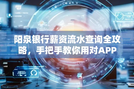 阳泉银行薪资流水查询全攻略，手把手教你用对APP