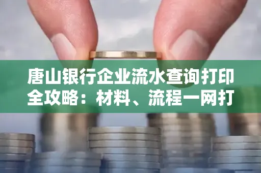 唐山银行企业流水查询打印全攻略：材料、流程一网打尽！