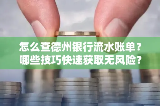 怎么查德州银行流水账单？哪些技巧快速获取无风险？