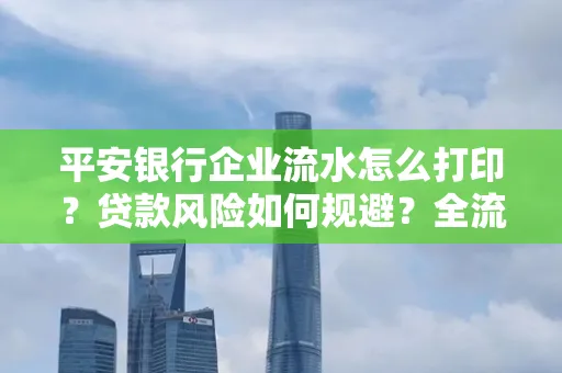 平安银行企业流水怎么打印？贷款风险如何规避？全流程技巧解析